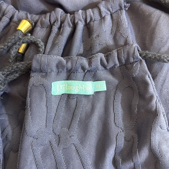 J. McLaughlin Maria Navy Blue Catalina Halter Mini Dress Size Medium - Picture 9 of 13